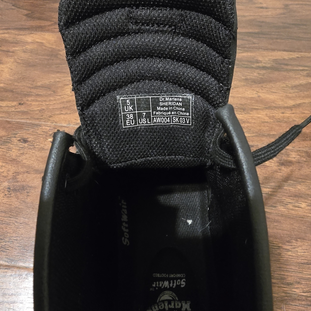 Doc Martin Black High-Top Shoes - Picture 5 of 5